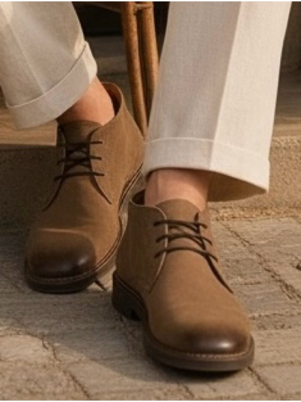 Men's Clark’s Casual Brown Chukka Lace-Up Ankle Boot Shoe Size 10M